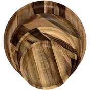 تصویر بشقاب چوبی 