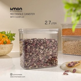 تصویر 1950 بانکه مستطیل با درب شفاف سایز ۱ 