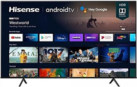 تصویر تلویزیون 75 اینچ Hisense تلویزیون هوشمند 4K UHD، با Dolby Vision HDR، DTS Virtual X، YouTube، Netflix، Shahid، Prime، Freeview Play، بلوتوث و وای فای مشکی مدل 75A61GSD - 1 سال گارانتی کامل. - ارسال 20 روز کاری Hisense 75 Inch TV 4K UHD Smart TV, With Dolby Vision HDR, DTS Virtual X, YouTube, Netflix, Shahid, Prime, Freeview Play, Bluetooth & WiFi Black Model 75A61GSD- 1 Year Full Warranty.