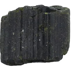 تصویر سنگ راف (تراش نخورده) تورمالین سبز تیره بلور معدنی بسیار خوشرنگ با کیفیت بالا وزن 15 قیراط 