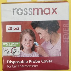 تصویر اسپکولوم یک بار مصرف گوش برای ترمومتر (تب سنج ) دیجیتال گوش ، مارک رزمکس rossmax 