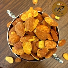 تصویر مغز بادام درختی شور شکسته زعفرانی ایرانی اعلاء(200گرمی) 