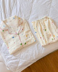 تصویر ست بلوز و شلوار ماه و ستاره 