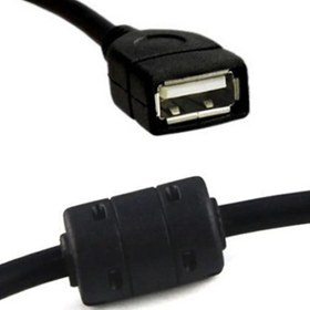 تصویر کابل USB 2.0 افزایش طول تی سی تی 10 متری TCT USB 2.0 A/M to A/F Extension Cable 10M