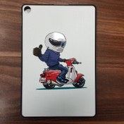 تصویر قاب طرح دار تبلت هواوی Huawei MatePad T10 – T10S طرح پسر موتوری 