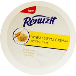 تصویر کرم مرطوب کننده کاسه ای حاوی عصاره جوانه گندم 200میل رینوزیت Renuzit Wheat Germ Oil Moisturizing Cream 200ml