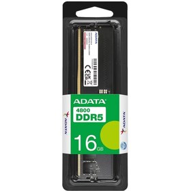 تصویر رم کامپیوتر 4800 U-DIMM DDR5 مگاهرتز ADATA ظرفیت 16 گیگابایت TW 