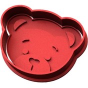 تصویر مهر و کاتر کوکی طرح خرس 