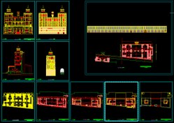تصویر نقشه های اتوکد عمارت تاریخی شمس العماره 
