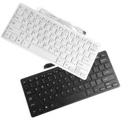 تصویر مینی کیبورد با سیم مدل K-1000 Mini Keyboard K-1000