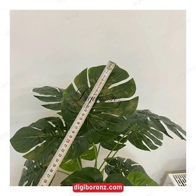 تصویر درختچه مصنوعی مدل برگ انجیری بزرگ Large fig leaf model artificial shrub 1