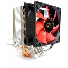 تصویر خنک کننده بادی AVE ا FAN CPU AVE Heatpipe Cooler FAN CPU AVE Heatpipe Cooler