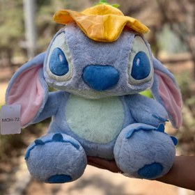 تصویر عروسک استیچ کلاه دار 