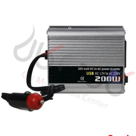 تصویر اینورتر برق خودرو 200 وات - Power Inverter 200 watt Powe Inverter 200 watt