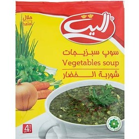 تصویر سوپ سبزیجات 61g الیت 