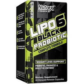 تصویر لیپو سیکس بلک پروبیوتیک ناترکس Lipo 6 Black Probiotic