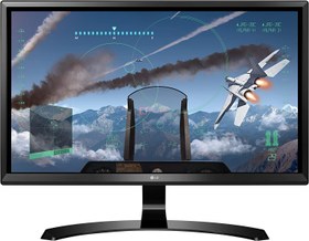 تصویر مانیتور ال جی مدل 24UD58-B سایز 27 اینچ با کیفیت 4K LG 24UD58-B Monitor 24" 4K Ultrafine (3840 x 2160) IPS Display, FreeSync, On-Screen Control, Screen Split 2.0, Game Mode, Black Stabilizer - Black 24 Inch