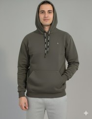 تصویر هودی بیسیک دورس سه نخ خارخورده 