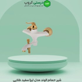 تصویر شیر دوش حمام الوند مدل لیزا Alvand Bath Faucet Lisa