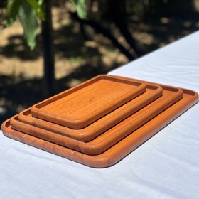 تصویر سینی چوبی پذیرایی باماها مدل XSR 9361 