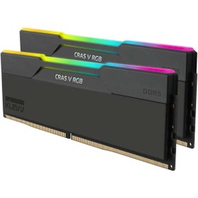 تصویر رم KLEVV Cras V RGB 48GB Dual 6000MHz CL30 - Black 