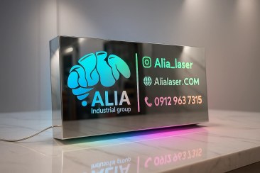 تصویر تابلو بک لایت فول کالر آینه ای | قیمت و سفارشی سازی 