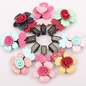 تصویر گل سر انبری سرامیکی 