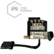 تصویر ریل سوخت کروز CNG اصلی همراه پایه و سنسور مپ 