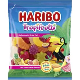 تصویر پاستیل آلمانی هاریبو HARIBO Tropifrutti میوه های استوایی 175 گرم 