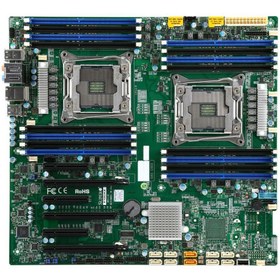 تصویر مادربرد سوپر میکرو X10DAX Supermicro X10DAX LGA2011-3 C612 Dual CPU Mainboard