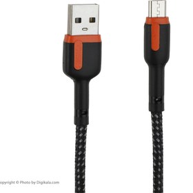 تصویر کابل تبدیل USB به MicroUSB هیسکا مدل LX-835 طول 1 متر 