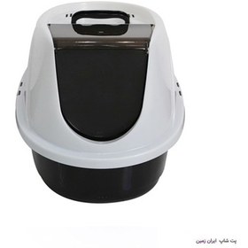 تصویر ظرف خاک مسقف ام پتس مدل تیما M-pets Tima Cat Litter Box 