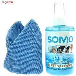 تصویر کیت تمیز کننده سومو مدل SM450 حجم ۲۰۰ میلی لیتر با دستمال ماکروفایبر 