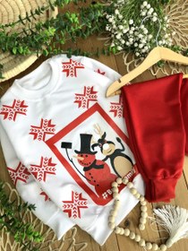 تصویر بلوز و شلوار کریسمس 