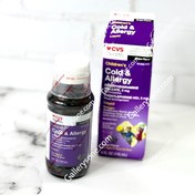 تصویر شربت ضد سرماخوردگی و آلرژی کودکان CVS Health – طعم انگور ۴ اونس | خرید از گالری سوآن 