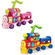 تصویر واکر کودک چند کاره طرح قطار وین فان مدل 008030 