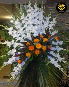 تصویر پایه گل ترحیم کد 124 