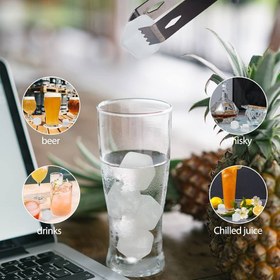 تصویر یخ مصنوعی مربعی شفاف ۲۴ عددی 