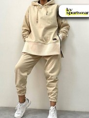 تصویر ست هودی شلوار دورس زنانه کد 005 Womens hoodie and pants dors set Code 005