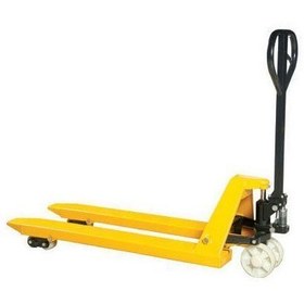 تصویر جک پالت حداکثر ظرفیت ۲/۵ تن عرض ۵۵ سانتیمتر Pallet jack with a maximum capacity of 2.5 tons and a width of 55 cm