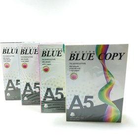 تصویر کاغذ رنگی کپی سایز BLUE COPY A5 