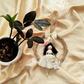 تصویر حلقه عروسک مکرومه 