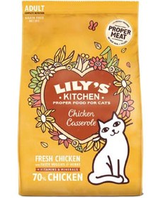 تصویر غذای خشک کامل خوراک مرغ برای حیوانات خانگی، چند رنگ، 800 گرم برند lily's Chicken Casserole Complete Dry Food For Pet Multicolour 800grams