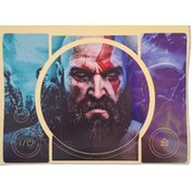 تصویر اسکین پلی استیشن 1 طرح GOD OF WAR Sony PS1 Game Console Skin Sticker GOD OF WAR