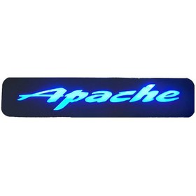 تصویر تابلو جلو موتور چراغ دار آپاچی apache 