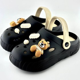 تصویر کراکس بچگانه خرسی چرم سایز ۲۴ تا ۳۳ 