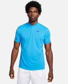 تصویر پلوشرت تنیس مردانه نایک NikeCourt Dri-FIT Blade- آبی 