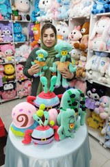 تصویر عروسک دوستان باب اسفنجی ست ۴ عددی - اختاپوس / سایز بزرگ 