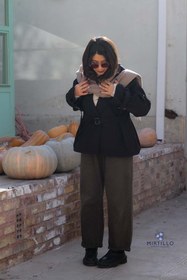 تصویر ترنچ‌کت مشکی آلبا 