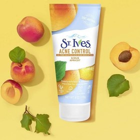 تصویر کرم اسکراب سینت ایوز مدل St. Ives Acne Control حجم 150 میلی لیتر St.Ives Acne Control Apricot Scrub 150ml